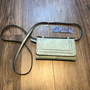NWT Teal Violet Ray Crossbody Wallet